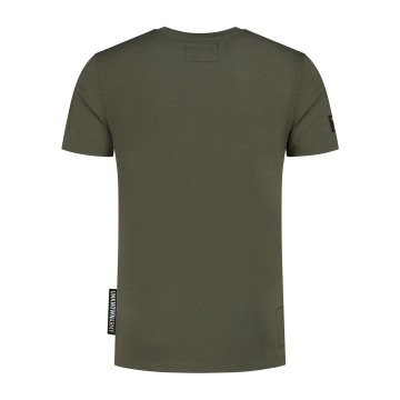 T shirt badge ua oliveback