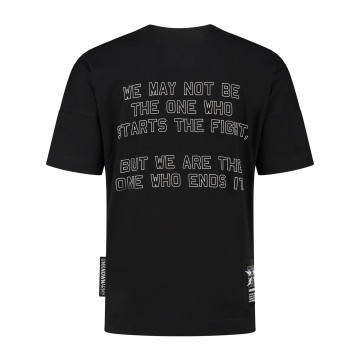 The fighter t shirt blackback