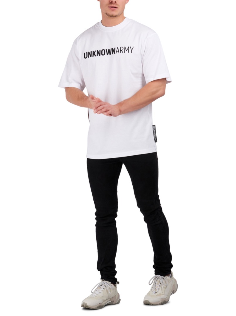 Discontinued Oversized Tee White - T-shirts - Unknown Army - Urban ...