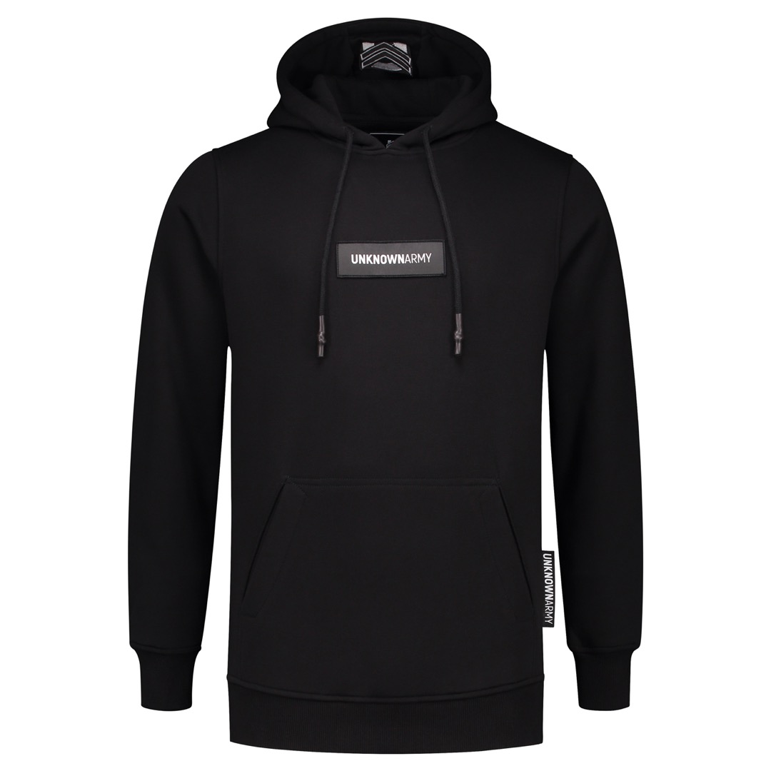 Defence Hoodie Black - Outlet - Unknown Army - Urban Streetwear | Geen verzendkosten